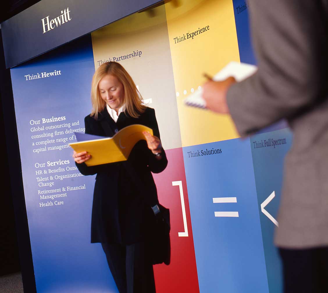 hewitt_think-exhibit.jpg Art Direction by: Bart Crosby, Crosby Associates
